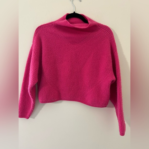 Anthropologie Cashmere Pink Sweater - Picture 2 of 3